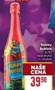 Sekt nealkoholický dětský Robby Bubble