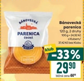 Sýr Parenica bánovecká Milsy