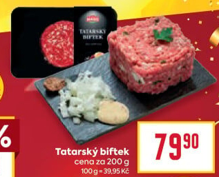 Tatarský biftek Maso Příbram