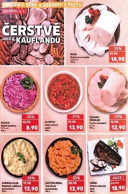 akční leták Kaufland 2.1.2026-6.1.2026