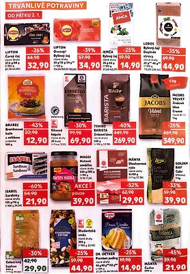 akční leták Kaufland 2.1.2026-6.1.2026