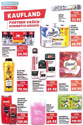akční leták Kaufland 2.1.2026-6.1.2026