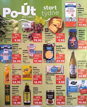 akční leták Kaufland 2.1.2026-6.1.2026