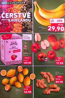 akční leták Kaufland 2.1.2026-6.1.2026