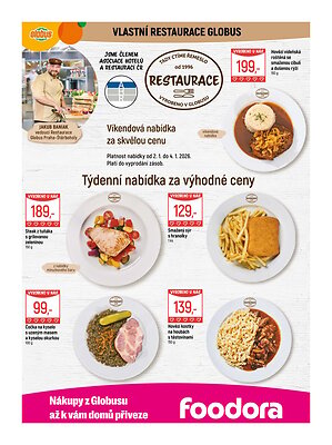 akční leták Globus 2.1.2025-6.1.2025