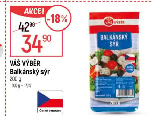 Balkánský sýr Váš Výběr