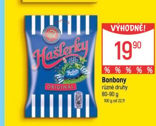 Bonbony Hašlerky Sfinx
