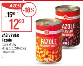 Fazole červené Váš Výběr