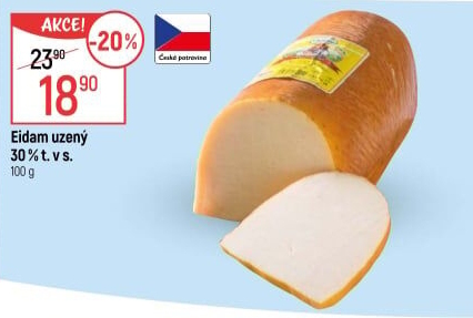 Sýr Eidam uzený 30% Lacrum