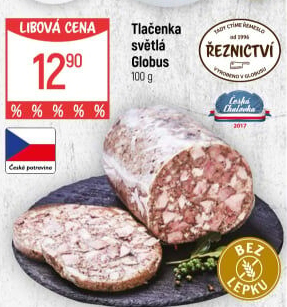 Tlačenka světlá Globus