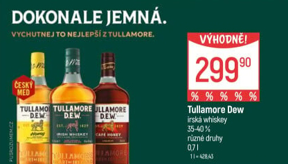 Whiskey irská Tullamore Dew