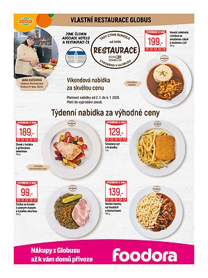 akční leták Globus 2.1.2025-6.1.2025