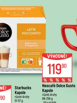 Kapsle Dolce Gusto Nescafé