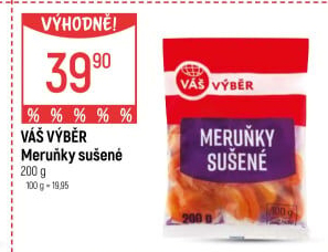 Meruňky sušené Váš Výběr
