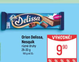 Oplatky celomáčené Delissa Orion