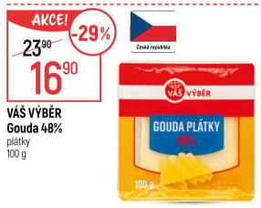 Sýr Gouda 48 % Váš Výběr
