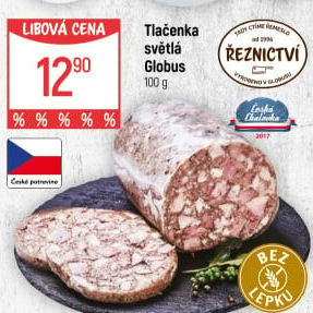 Tlačenka světlá Globus
