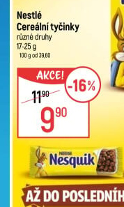 Tyčinka cereální Nestlé