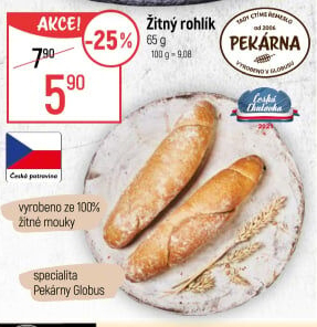 Žitný rohlík