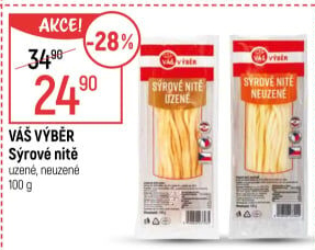 Sýrové nitě Váš výběr