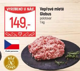 Vepřové mleté maso Globus