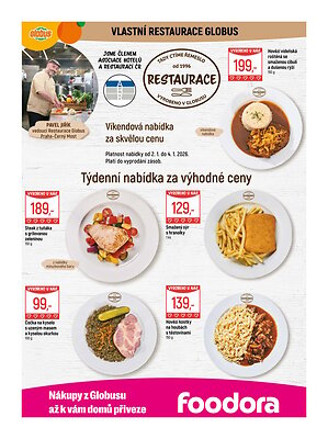 akční leták Globus 2.1.2025-6.1.2025