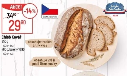 Chléb Kovář Globus