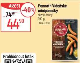 Minipárečky vídeňské Ponnath