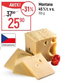 Sýr Montana 45%