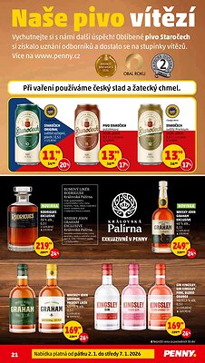 akční leták Penny Market 2.1.2026-7.1.2026