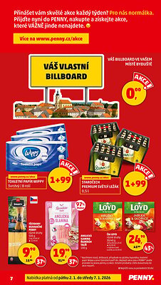 akční leták Penny Market 2.1.2025-7.1.2025
