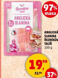 Anglická slanina Řezníkův talíř
