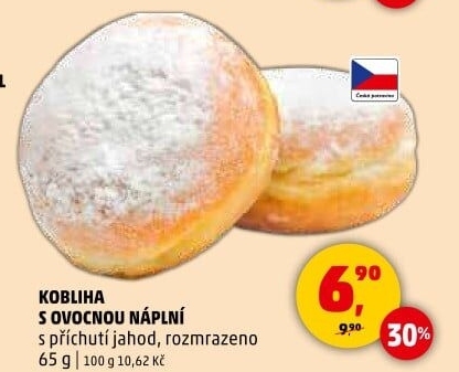 Kobliha s ovocnou náplní