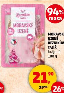 Moravské maso uzené Řezníkův talíř