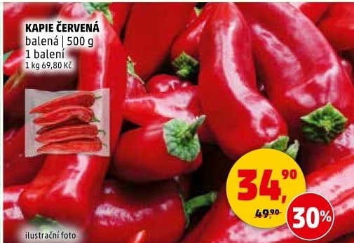 Paprika červená kapie