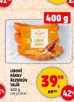 Párky libové Řezníkův talíř
