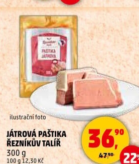 Paštika játrovka Řezníkův talíř