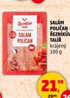 Salám Poličan Řezníkův talíř