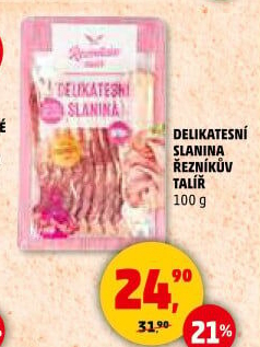 Slanina delikatesní Řezníkův talíř