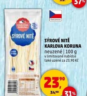 Sýrové nitě Karlova Koruna