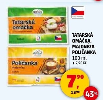 Tatarská omáčka Agricol