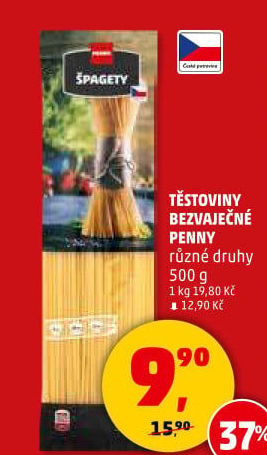 Těstoviny bezvaječné Penny