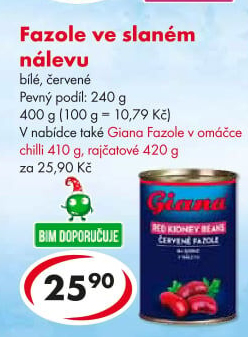 Fazole bílé Giana