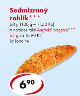 Rohlík sedmizrnný La Lorraine