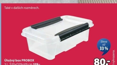 Úložný box s víkem