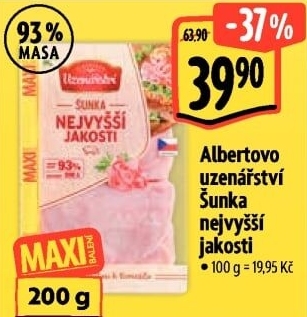 Šunka nejvyšší jakosti Albertovo uzenářství