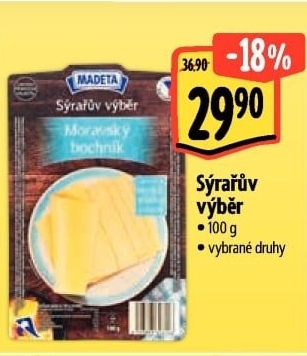 Sýr Sýrařův výběr Madeta