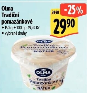 Tradiční pomazánkové Olma