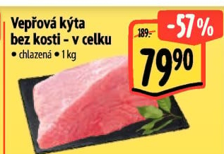 Vepřová kýta bez kosti
