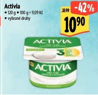 Bílý jogurt Activia Danone
